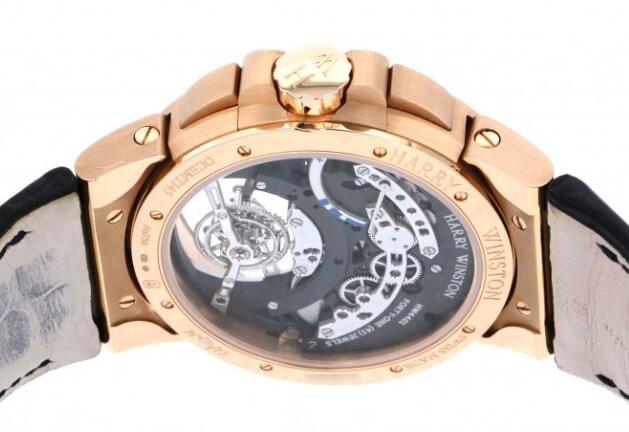 Harry Winston Ocean Tourbillon Jumping Hour OCEMTJ45RR001 Replica Watch